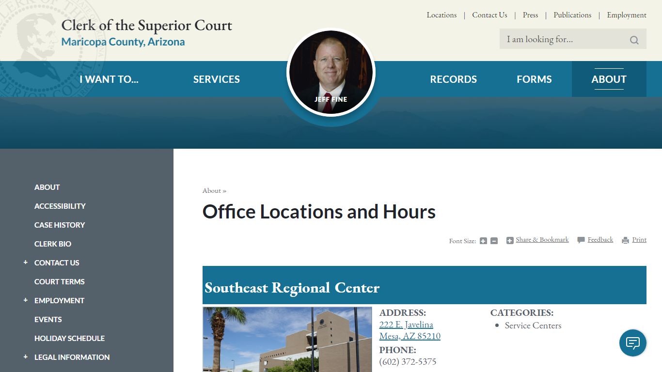 Maricopa County Clerk of Superior Court